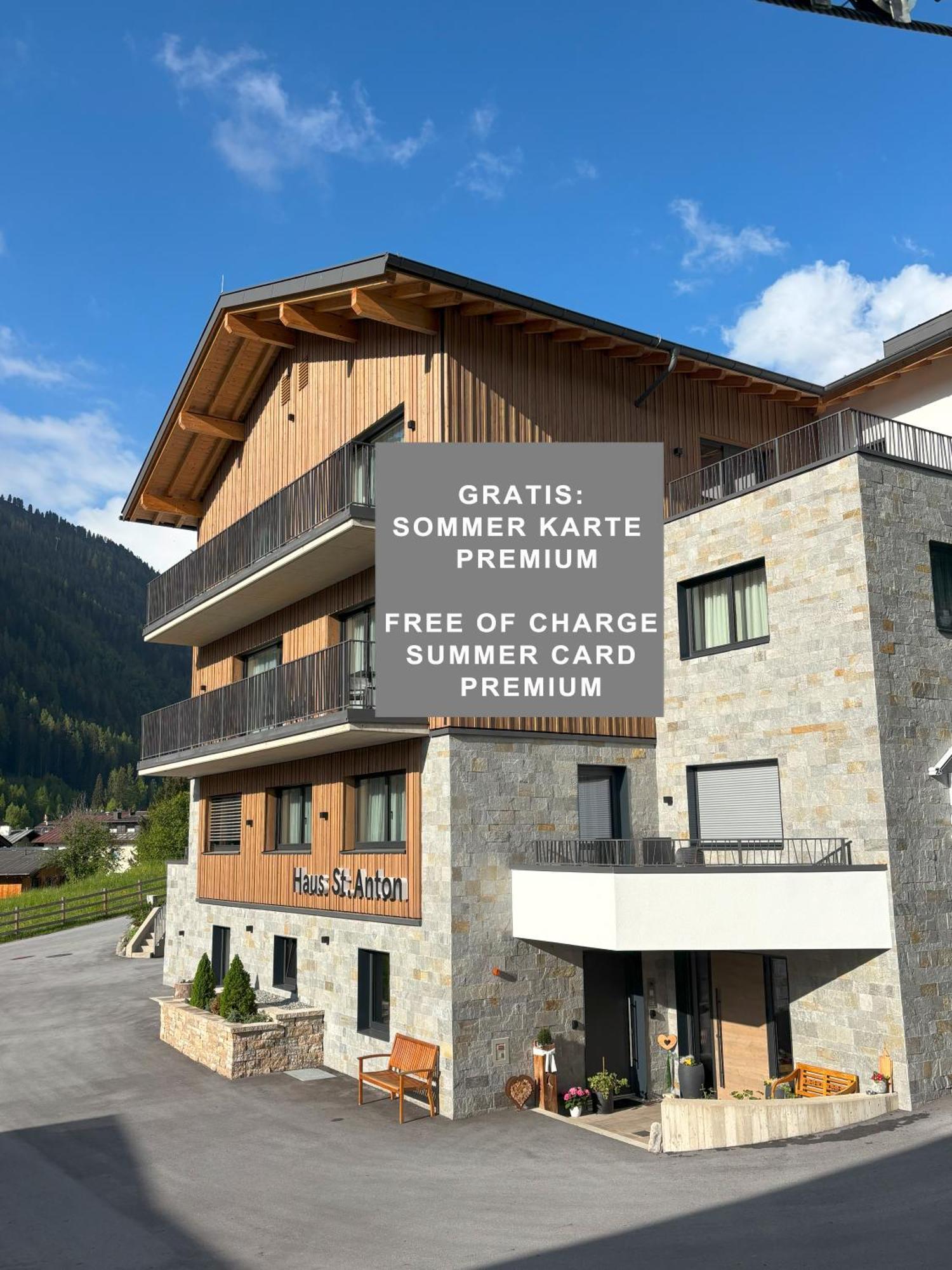 Haus St Anton - Incl Gratis Premium Sommerkarte St. Anton am Arlberg Eksteriør bilde